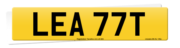 Registration number LEA 77T